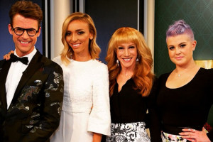 Kathy Griffin with her former Fashion Police co-hosts.