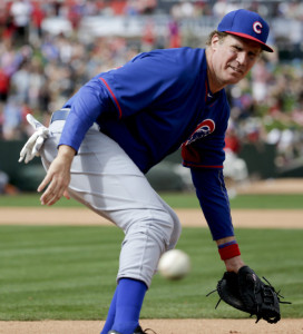 Will Farrell during his second game of the day with the Cubs.