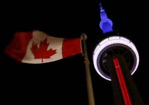 The Landmark CN Tower in Toronto, Canada. Photo by: Reuters/Landov