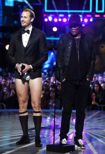 Alexander Skarsgard and Samuel L. Jackson Photo by Kevin Winter/Getty Images for MTV